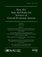 New Eu State Aid Rules for Services of General Economic Interest 386965208X Book Cover