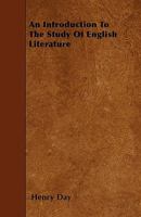 An Introduction to the Study of English Literature 1446021122 Book Cover