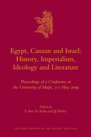 Egypt, Canaan and Israel: History, Imperialism, Ideology and Literature 9004194932 Book Cover