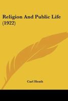 Religion and Public Life 1022430955 Book Cover