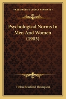 Psychological Norms In Men And Women 1248787544 Book Cover