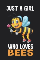 Just A Girl Who Loves Bees Beekeeper Notebook 1676915443 Book Cover