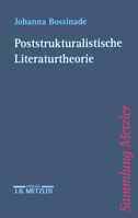 Poststrukturalistische Literaturtheorie. 3476103242 Book Cover