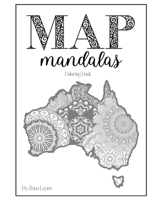 Map Mandala: Coloring Book B0BW2VKLKQ Book Cover