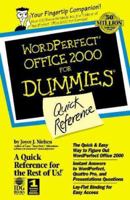WordPerfect Office 2000 for Dummies Quick Reference 0764504576 Book Cover