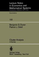 Cluster analysis;: A survey (Lecture notes in economics and mathematical systems) 3540069542 Book Cover