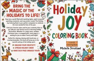 Holiday Joy Coloring Book: I LUV EZ Coloring Book 1969101105 Book Cover
