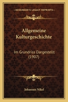Allgemeine Kulturgeschichte 1167724275 Book Cover