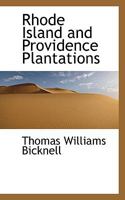 Rhode Island and Providence Plantations 1021212032 Book Cover