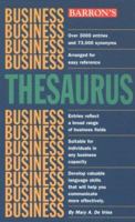 Business Thesaurus 0812093275 Book Cover