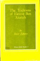 Traditions of Eleazar Ben Azariah 0891300953 Book Cover