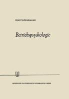 Betriebspsychologie 3663187683 Book Cover