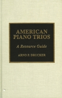 American Piano Trios 0810836084 Book Cover