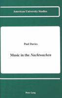 Music in the «Nachtwachen» 0820415596 Book Cover