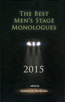 The Best Men's Stage Monologues 2015 157525896X Book Cover