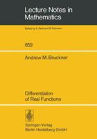 Differentiation of Real Functions 3540089101 Book Cover