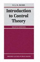 Introduction to Control Theory 0198562489 Book Cover