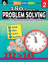 180 Days of Problem Solving for Second Grade: Practice, Assess, Diagnose 1425816142 Book Cover