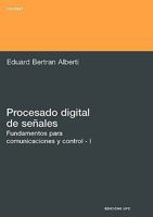 Procesado Digital de Seales - I Fundamentos Para Comunicaciones y Control 8483018500 Book Cover