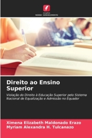 Direito ao Ensino Superior 620088823X Book Cover