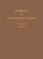 Jahrbuch Des Offentlichen Rechts Der Gegenwart (Jahrbuch Des Offentlichen Rechts Der Gegenwart, 70) 316161593X Book Cover