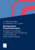 Erfolgsfaktor Potenzialanalyse: Aktuelles Praxiswissen Zu Methoden Und Umsetzung in Der Modernen Personalentwicklung 3834922609 Book Cover