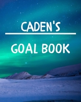 Caden's Goal Book: New Year Planner Goal Journal Gift for Caden / Notebook / Diary / Unique Greeting Card Alternative 1677068264 Book Cover