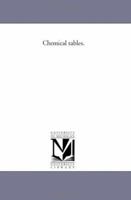 Chemical Tables 1176542400 Book Cover