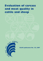 Evaluation of Carcass and Meat Quality in Cattle and Sheep (Eaap Publication) 9086860222 Book Cover