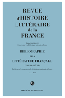Bibliographie de la Litterature Francaise 2406123642 Book Cover