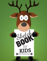 Sketchbook for kids: Notebook for Sketching, Drawing and Doodling, Large 8.5 x 11 inch, 110 Blank Pages 1674275293 Book Cover