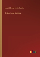 Settled Land Statutes 3385391571 Book Cover