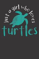 Notebook: College Ruled 6x9 120 Pages Vintage Turtle For Girls Who Love Turtles Gift Diving Ocean 108223883X Book Cover