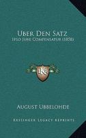 Uber Den Satz: Ipso Jure Compensatur (1858) 1160284954 Book Cover