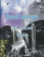 Digital Landscape Adult Coloring Book 1532712855 Book Cover