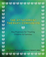 The Attachment Therapy Companion: Key Practices for Treating Children Families 0393707482 Book Cover