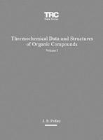 Thermochemical Data and Structures of Organic Compounds 1883400015 Book Cover