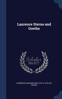 Laurence Sterne and Goethe 1340168995 Book Cover