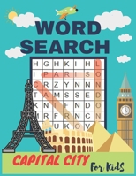 Search Word Capital city For Kids: Search and Find the Capital city of countries, Activity Book B08Q6VGLLY Book Cover