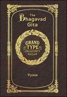 Large Print - The Bhagavad Gita - Grand Type Collector's Edition - Matte Hardcover with Dust Jacket 1834123240 Book Cover