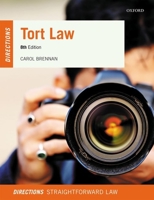 Tort Law Directions 0192855360 Book Cover