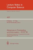 Advances in Computing and Information-Icci '91: International Conference on Computing and Information Ottawa, Canada, May 27-29, 1991 Proceedings (Lecture Notes in Computer Science) 3540540296 Book Cover