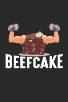 Beefcake: Muskelkuchen Bodybuilder Gewichtheben Wortspiel Notizbuch liniert DIN A5 - 120 Seiten f�r Notizen, Zeichnungen, Formeln Organizer Schreibheft Planer Tagebuch 1673493459 Book Cover