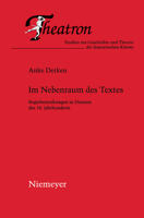 Im Nebenraum Des Textes 311023002X Book Cover