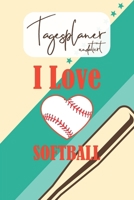 Tagesplaner undatiert: Tolles Geschenk für Softball Spieler I Schnell & Einfach: Für Termine, Ziele, tägliche To-Do-Liste, Notizen I Journal für ... Erfolg I Ohne Kalendarium (German Edition) 1674099967 Book Cover