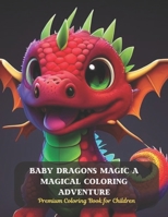 Baby Dragons Magic A Magical Coloring Adventure: Premium Coloring Book for Children B0CD8YW89J Book Cover