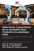 Déterminer l'exportation de la durabilité dans l'industrie du plastique halal 6209126405 Book Cover