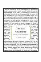 The Last Champion: Epilogue to Armageddon Trilogy 1977200834 Book Cover