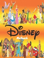 Disney Malbuch: +50 neueste hochwertige Bilder von DISNEY für Erwachsene und Kinder (German Edition) B08HTGG77T Book Cover