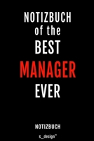 Notizbuch f�r Manager: Originelle Geschenk-Idee [120 Seiten kariertes blanko Papier] 1709842458 Book Cover